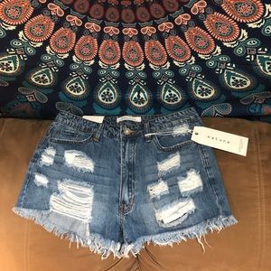 NWT Fashion Nova Ripped Shorts